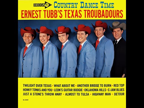 Ernest Tubb's Texas Troubadours "Country Dance Time" complete mono vinyl Lp