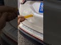 How to remove car dents using a glue gun 😱😱😱 #shorts
