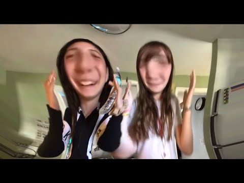 baking a cake with my bestie girl