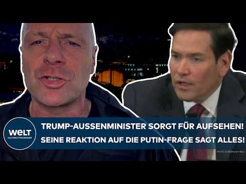 UKRAINE-KRIEG: Trump-Außenminister sorgt für Aufsehen! Seine Reaktion auf die Putin-Frage sagt alles