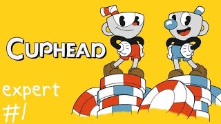 [CUPHEAD]激ムズのカートゥーンで大暴れ！！（expert）実況プレイ#1