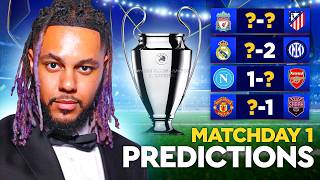 CHAMPIONS LEAGUE PROGNOSEN FÜR SPIELTAG 1! (Alle 18 Spiele)