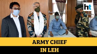 Army chief meets soldiers at Ladakh hospital amid China tension - Download this Video in MP3, M4A, WEBM, MP4, 3GP