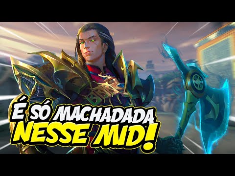 É CADA MACHADADA NESSE MID! - ⚡ Smite BR GM Ranked Conquista