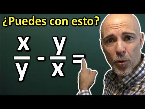 SUMAS Y RESTAS DE FRACCIONES ALGEBRAICAS. Muy fácil, desde cero