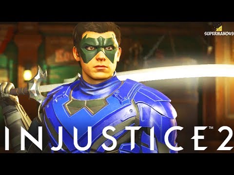NIGHTWING THE STAFF OF GRAYSON!!! - Injustice 2 "Nightwing" Gameplay (Epic Staff of Grayson)