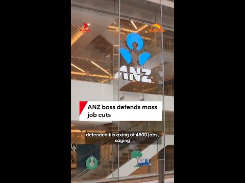 ANZ boss defends mass job cuts