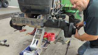 JOHN DEERE 4410 COMPACT TRACTOR FRONT END FIX