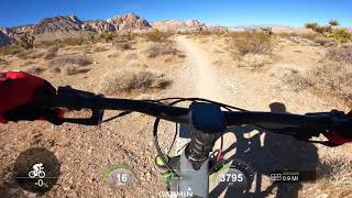 New Garmin Grade Overlay - Enduro Racing Training in Las Vegas - Trek Fuel Ex 5 - Gopro Hero 9 Black