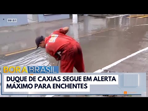 Duque de Caxias on high alert for flooding | Bora Brasil