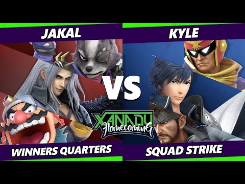 Xanadu Homecoming Squad Strike Winners Quarters - Jakal Vs. Kyle - Smash Ultimate - SSBU