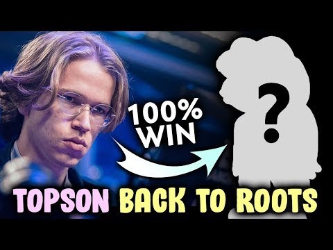 Topson BACK TO ROOTS — 100% winrate Sea Adventure
