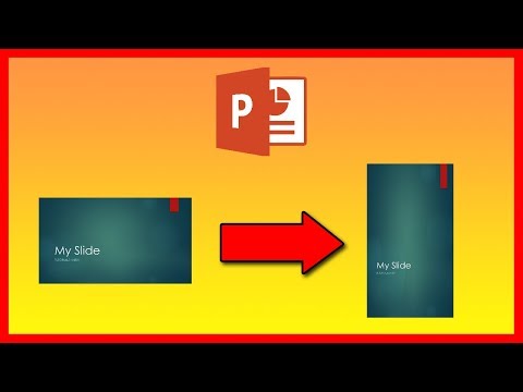 How to change from Landscape to Portrait in Powerpoint 2016