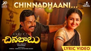 Chinnadhaani Song Lyrics from Chinna Babu -  Karthi