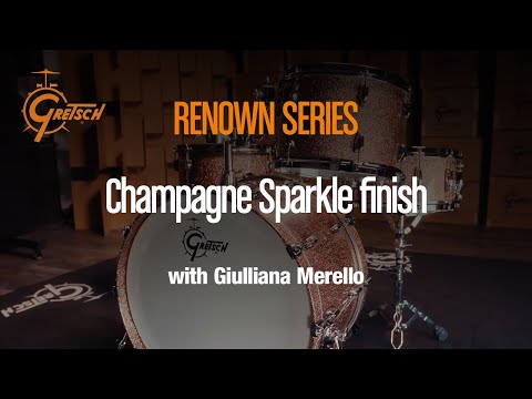 GRETSCH RENOWN new Champagne Sparkle finish played by Giulliana Merello