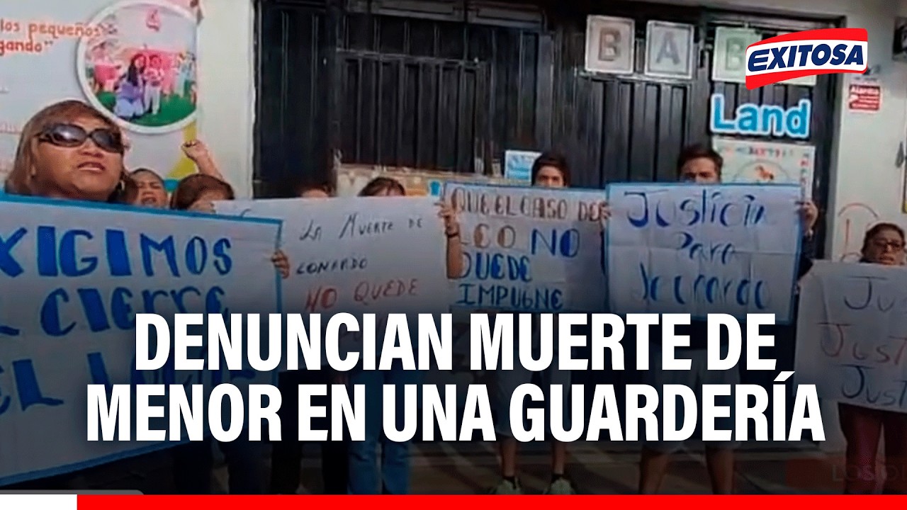 🔴🔵 Tragedia en Los Olivos: Denuncian que menor murió dentro de guardería en extrañas circunstancias