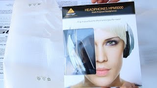 Video thumbnail for Behringer HPM1000 cheap Headphones unboxing + dB test by Techscrew
