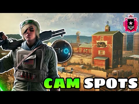 BEST VALKYRIE CAM SPOTS FOR OREGON RANKED! Rainbow Six Siege Operator Guide