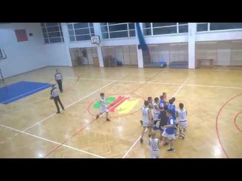 BUZZER BEATER MICHAŁ SZARBATKE 12 LAT W MECZU MU-13 MOS KATOWICE - STELA CIESZYN