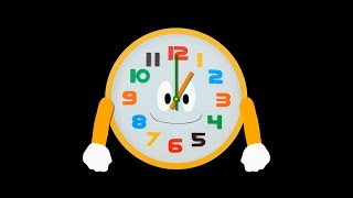 Telling Time 2 - Clock - The Kids&#39; Picture Show (Fun &amp; Educational Learning Video)