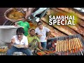 Sambhal Special Food Sambhal Ke Kabab Puri Sambhal Ka Naan Gosht Sambhal Street Food Tour
