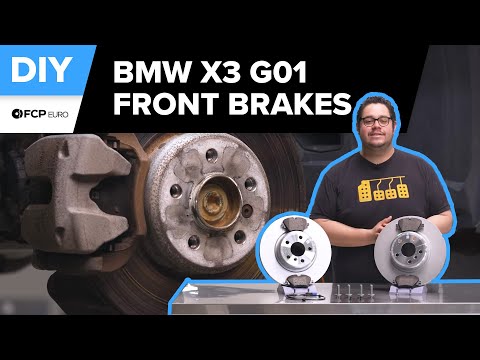 BMW X3 Front Brake Rotor & Pad Replacement DIY (2018-2023 BMW G01 X3 xDrive30i, sDrive30i)