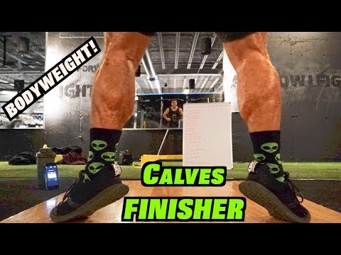 Intense 10 Minute At Home Calf Workout Bodyweight Finisher