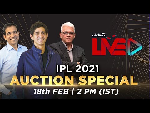 Cricbuzz Live, IPL 2021: Auction Special 