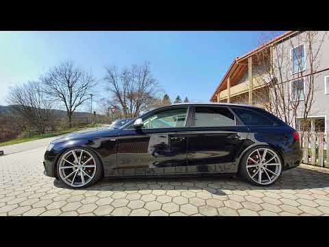 Audi A4 B8 on RS5 20 inch wheels