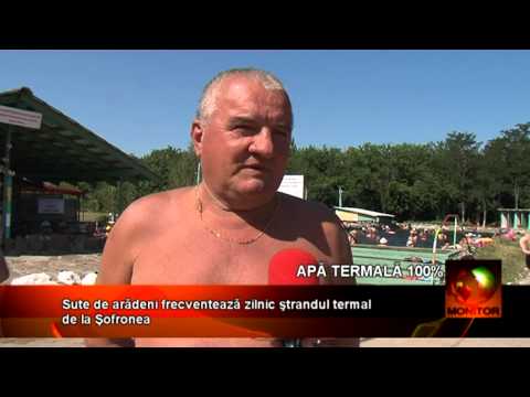 Ştrandul termal din Şofronea atrage sute de arădeni