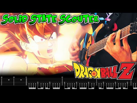 Solid State Scouter (Metal Guitar Cover) - Dragon Ball Z Kakarot Bardock - Tab