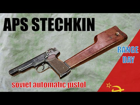 APS STECHKIN ( Автоматический Пистолет Стечкина) Soviet machine pistol
