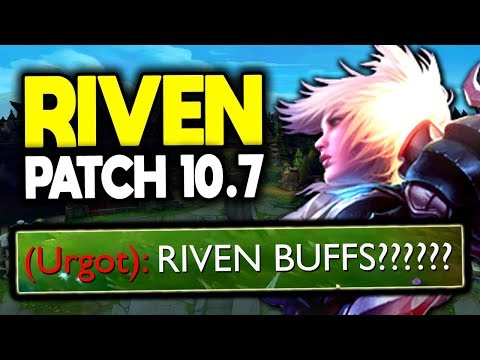 PATCH 10.7 - Riven is the PERFECT. Here's why Riven EVEN COUNTERS URGOT!