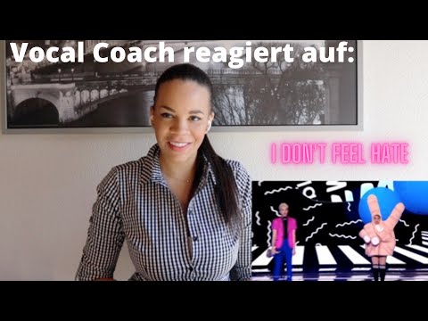 Gesangslehrerin reagiert auf Jendrik - I Don't Feel Hate - Germany - Grand Final - Eurovision 2021