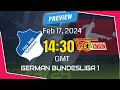 Bundesliga | Hoffenheim vs. Union Berlin - prediction, team news, lineups | Preview