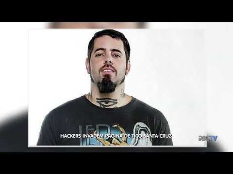 Hackers invadem página de Tico Santa Cruz