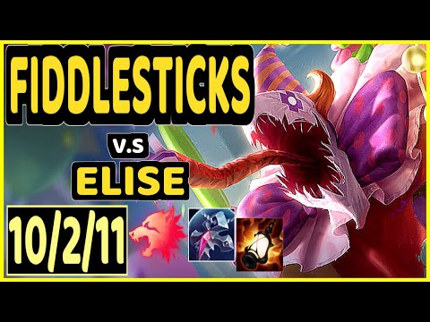 FIDDLESTICKS vs ELISE - 10/2/11 KDA JUNGLE GAMEPLAY - KR Ranked GRANDMASTER