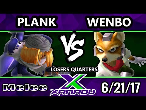 S@X 207 - Plank (Sheik, Marth, Dr. Mario) Vs. Wenbo (Fox) - Smash Melee Losers Quarters - SSBM