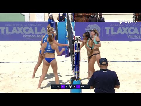 Betschart, M./Zobrist vs. van Driel, E./Ypma - Beach Volleyball - Women - Match Highlights, 16/03/20