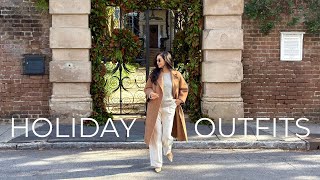 Holiday Outfits That Aren’t Red or Green: Cute Looks for Parties, Shopping, Dinners & More