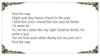 George Jones - There&#39;s a Friend in the Way Lyrics