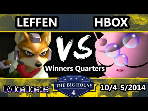 The Big House 4 - Leffen (Fox) Vs. Hungrybox (Jigglypuff) - Winners Quarters - SSBM
