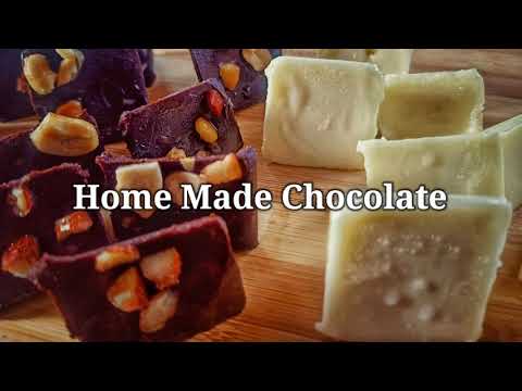Home Made Chocolate Recipe | Dark Chocolate | White Chocolate