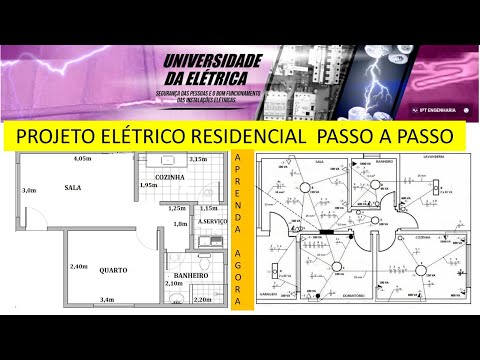 PROJETO ELÉTRICO RESIDENCIAL PASSO A PASSO COMPLETO!APRENDA TUDO EM 45 MINUTOS!