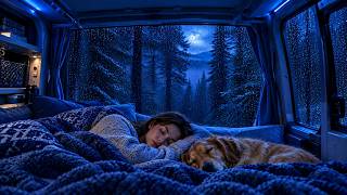 Chuva Forte e Trovões na Van 🌧️ Sons Relaxantes para Dormir Rápido e Profundamente