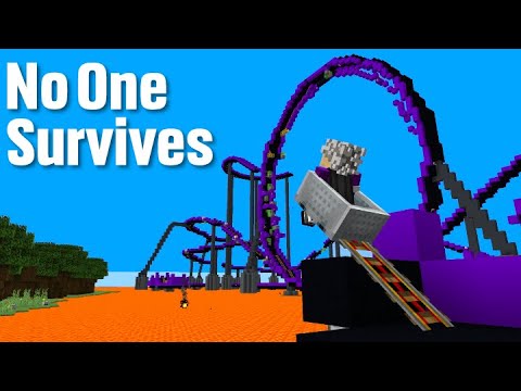 I Built Minecraft's Deadliest Roller Coaster