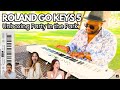 Roland Go Keys 5 🎹Unboxing & Party in The Park  #gokeys5 #rolandkeyboard @rolandglobal 😜