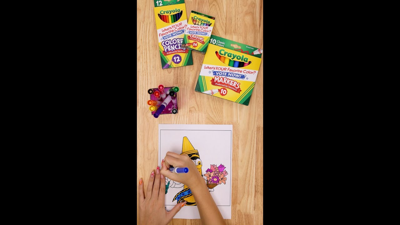 Coloring Pages | Crayola Color Vote