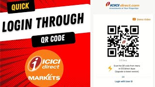 ICICI Direct Login through QR Code ll ICICI DIRECT