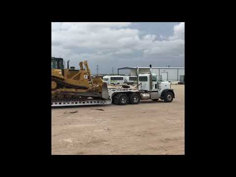 How To Move And Off Load A D8 Dozer....